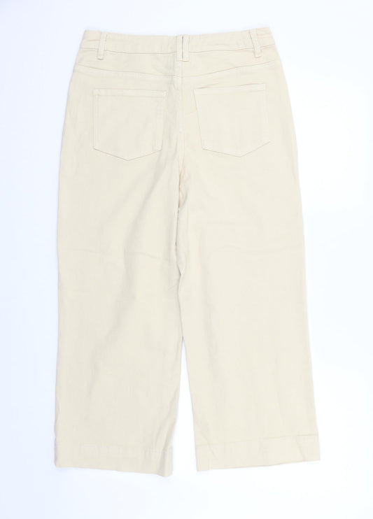 Nutmeg Womens Beige   Trousers  Size 10 L22 in