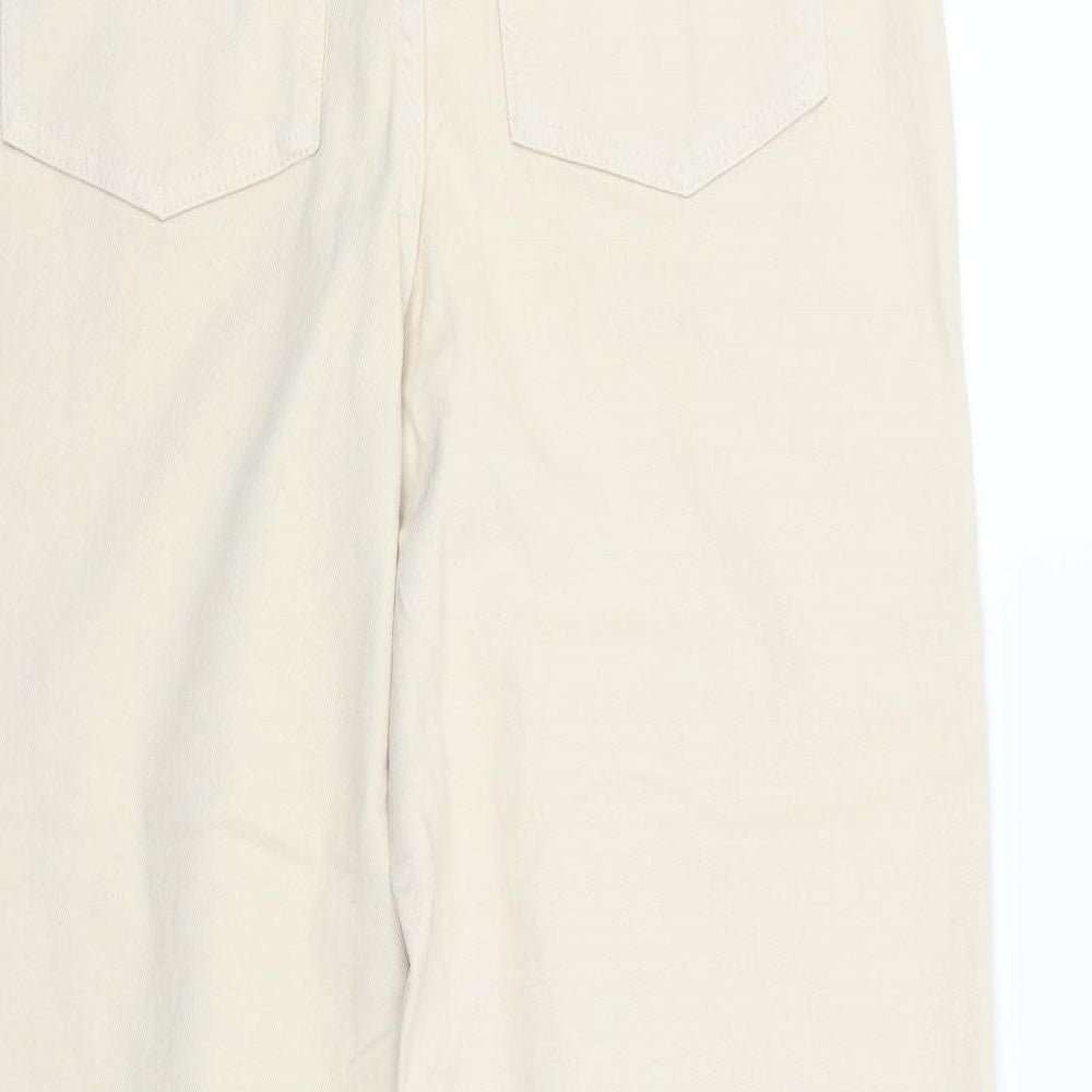 Nutmeg Womens Beige Trousers Size 10 L22 in