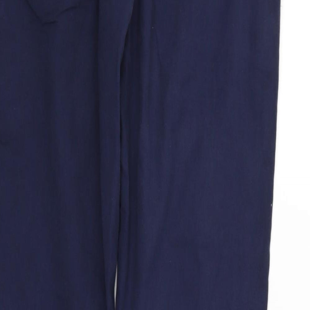 Womens UK Size 10 deniem & co Regular Fit Blue Trousers