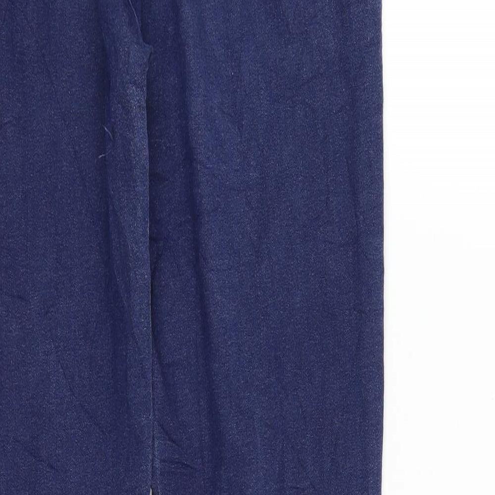 Womens UK Size 10 Kiabi Regular Fit Straight Blue Jeans