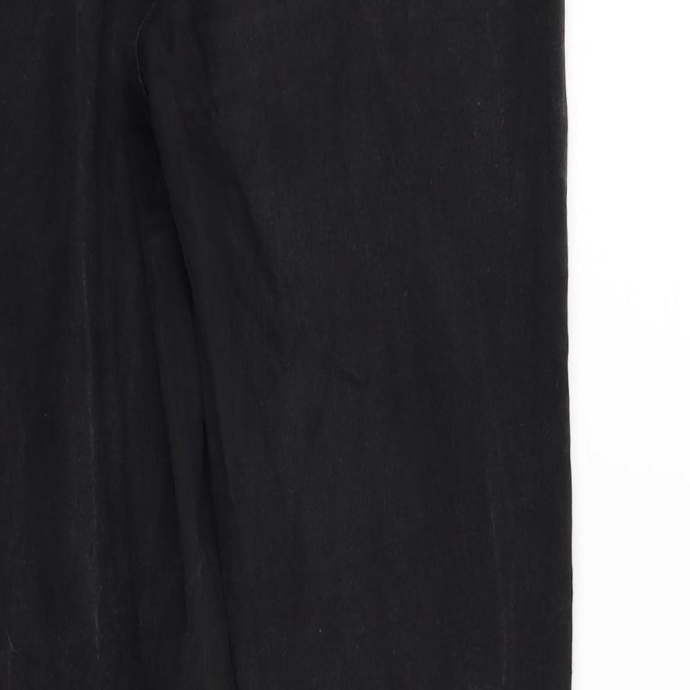 deniem & co Womens Black Skinny Jeans Size 12 L30 in