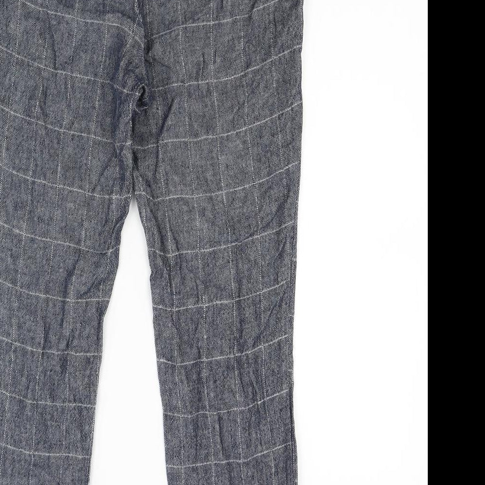 Womens UK Size 8 Atmosphere Regular Fit Blue Trousers