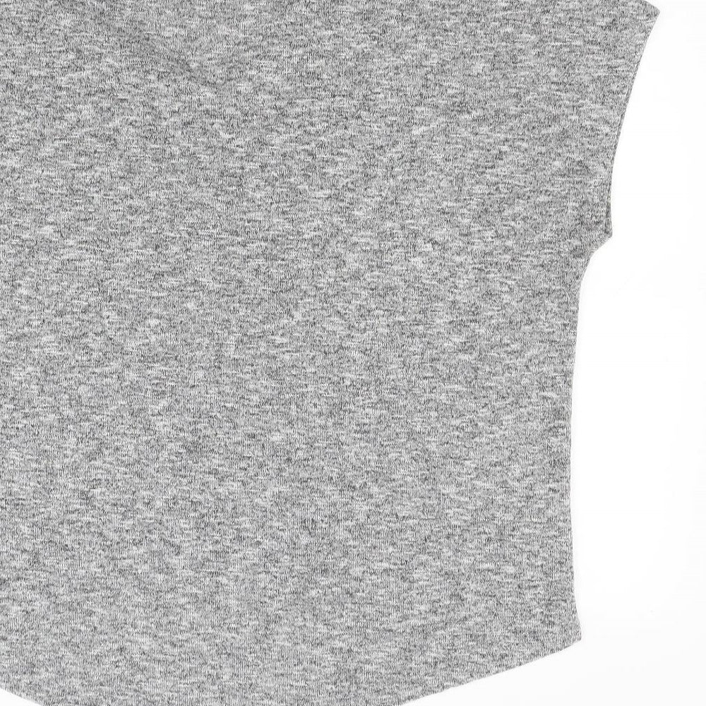 New Look Womens Grey Knit Pullover Jumper Size S