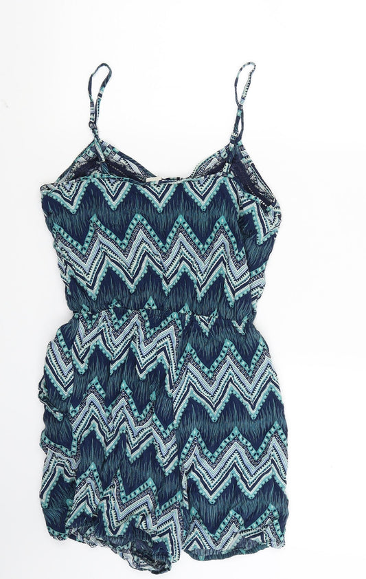 Divided Womens Green   Shorts One-Piece Size 8