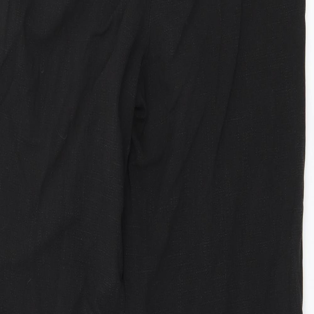 M&Co Womens Black Trousers Size 10 L29 in