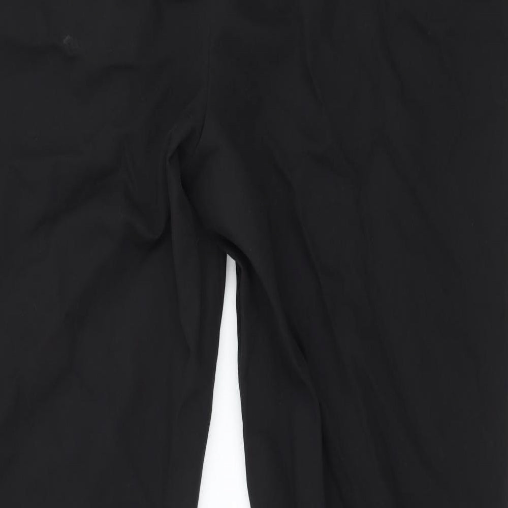 Nutmeg Womens Black Trousers Size 14 L29 in