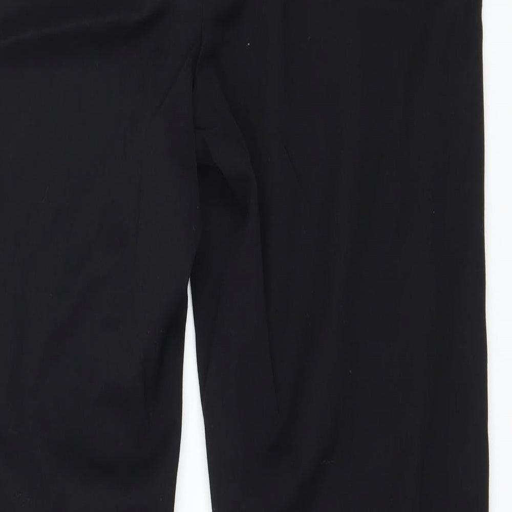 TU Womens Black Trousers Size 12 L28 in