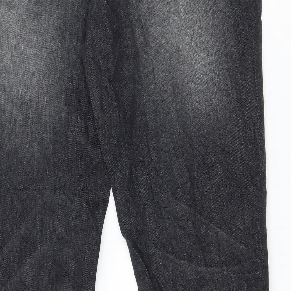 Zabaione Womens Grey Denim Bootcut Jeans Size 38 in L32 in