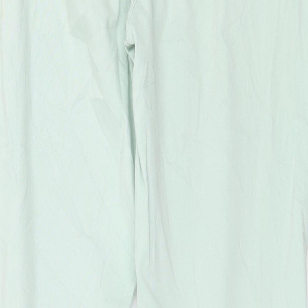 Womens Womens Green Denim Trousers Size 8 L29 in