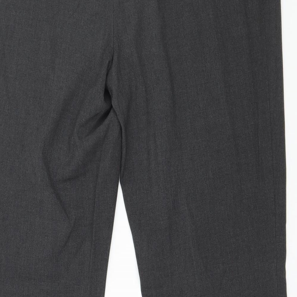 Womens UK Size 14 Marks and Spencer Regular Fit Grey Trousers