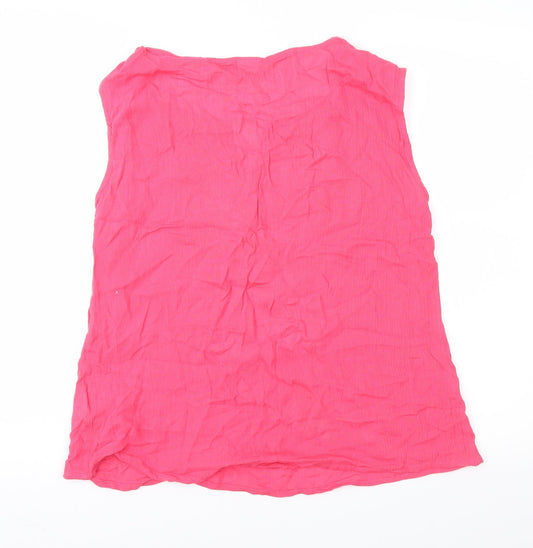 Stock Shop Womens Pink Basic Blouse Size S
