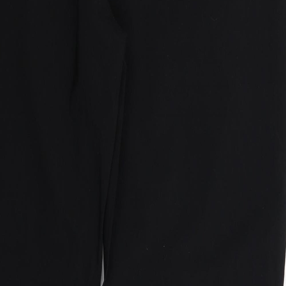 Womens UK Size 16 Papaya Extra-Slim Fit Black Trousers