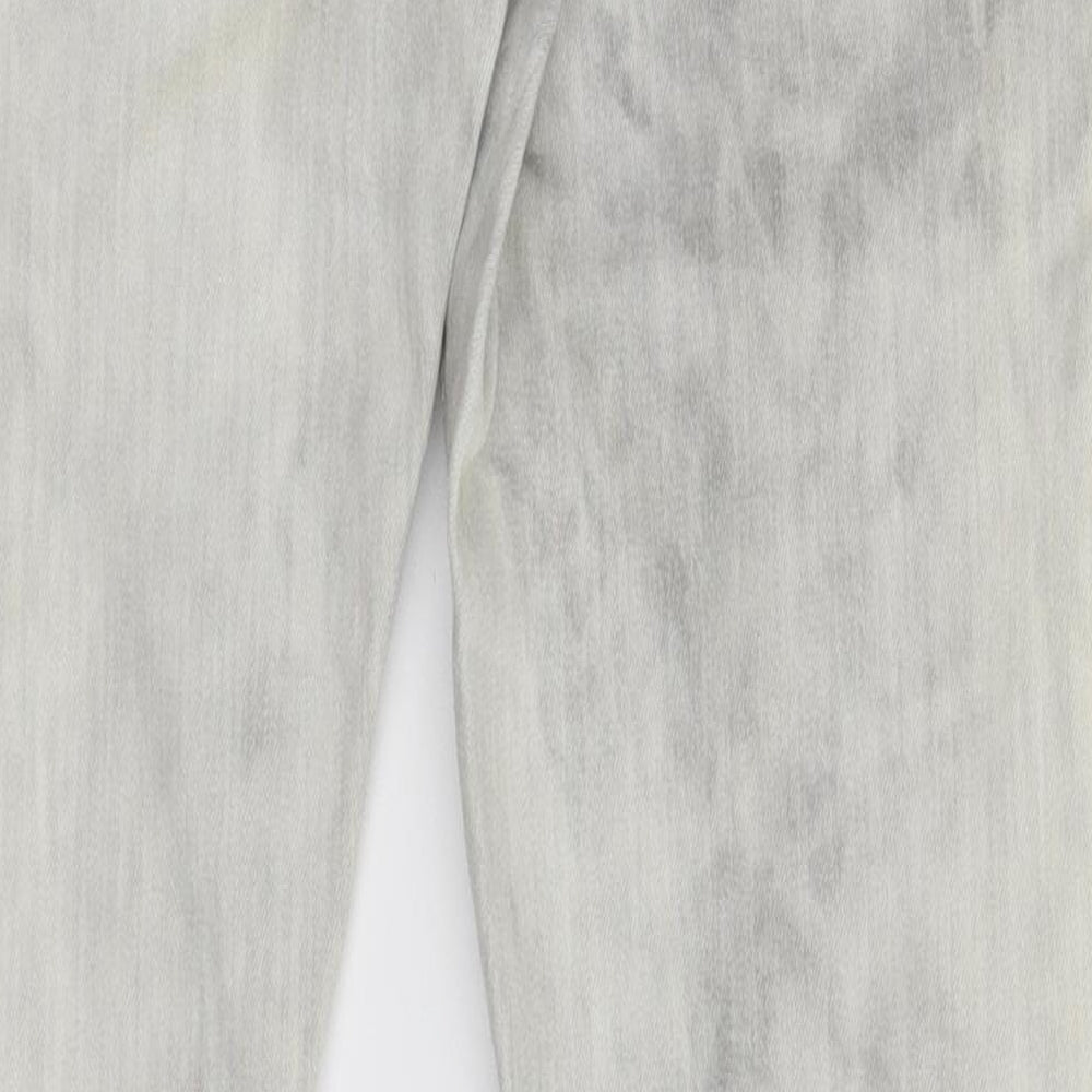 Lipsy Womens Grey  Denim Skinny Jeans Size 31 in L28 in