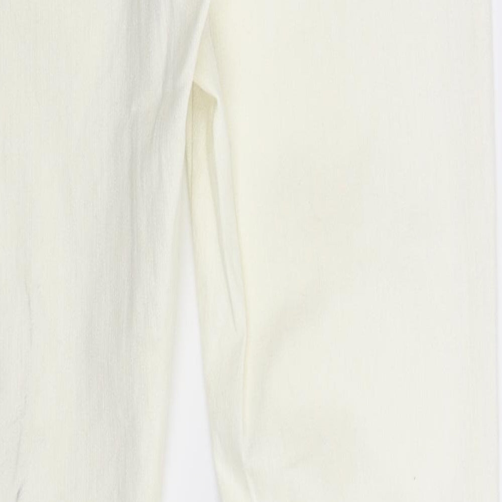 Denim Co Womens White Denim Skinny Jeans Size 10 L32 in