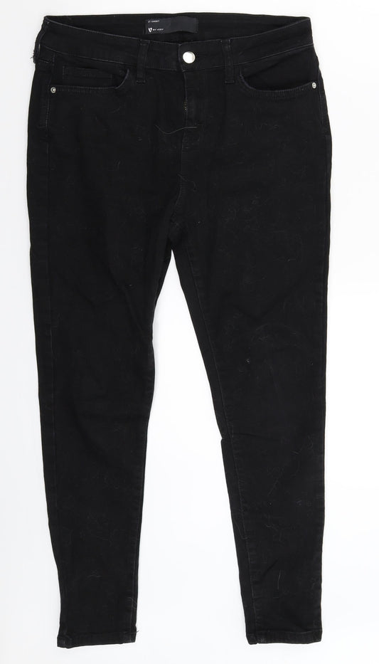 Womens UK Size 30 in Very Extra-Slim Fit Skinny Black Jeans