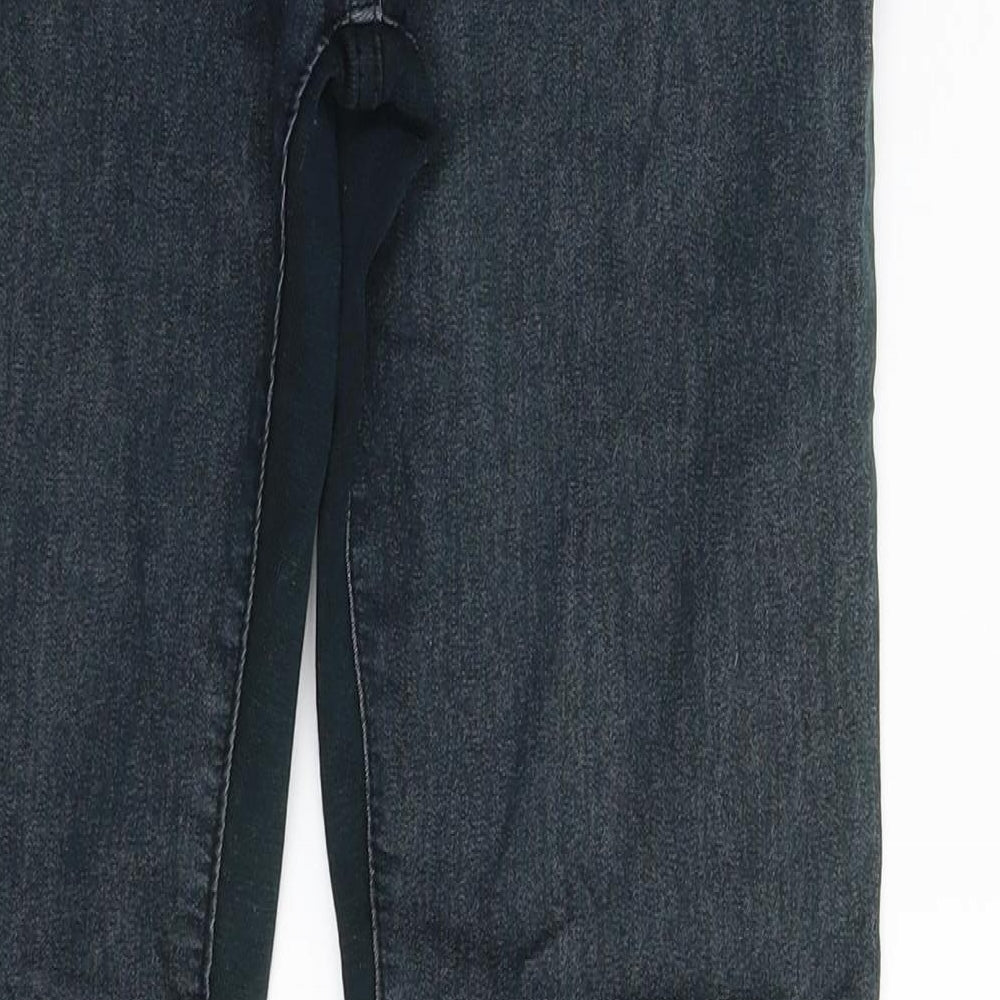 Zara Womens Green Denim Skinny Jeans Size M L27 in