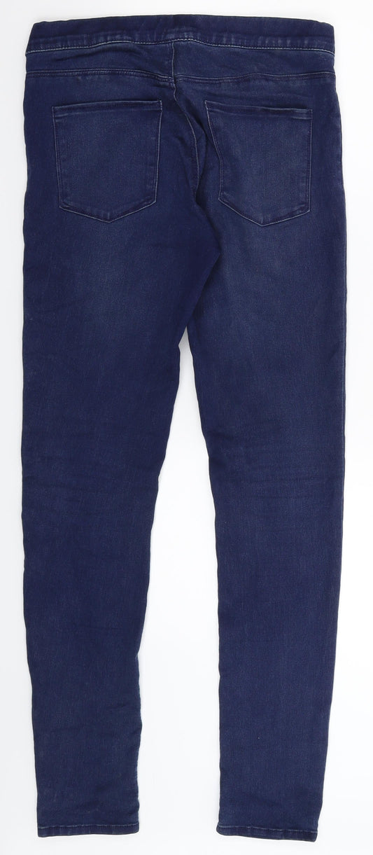 Denim Co Womens Blue Denim Jegging Jeans Size 10 L31 in