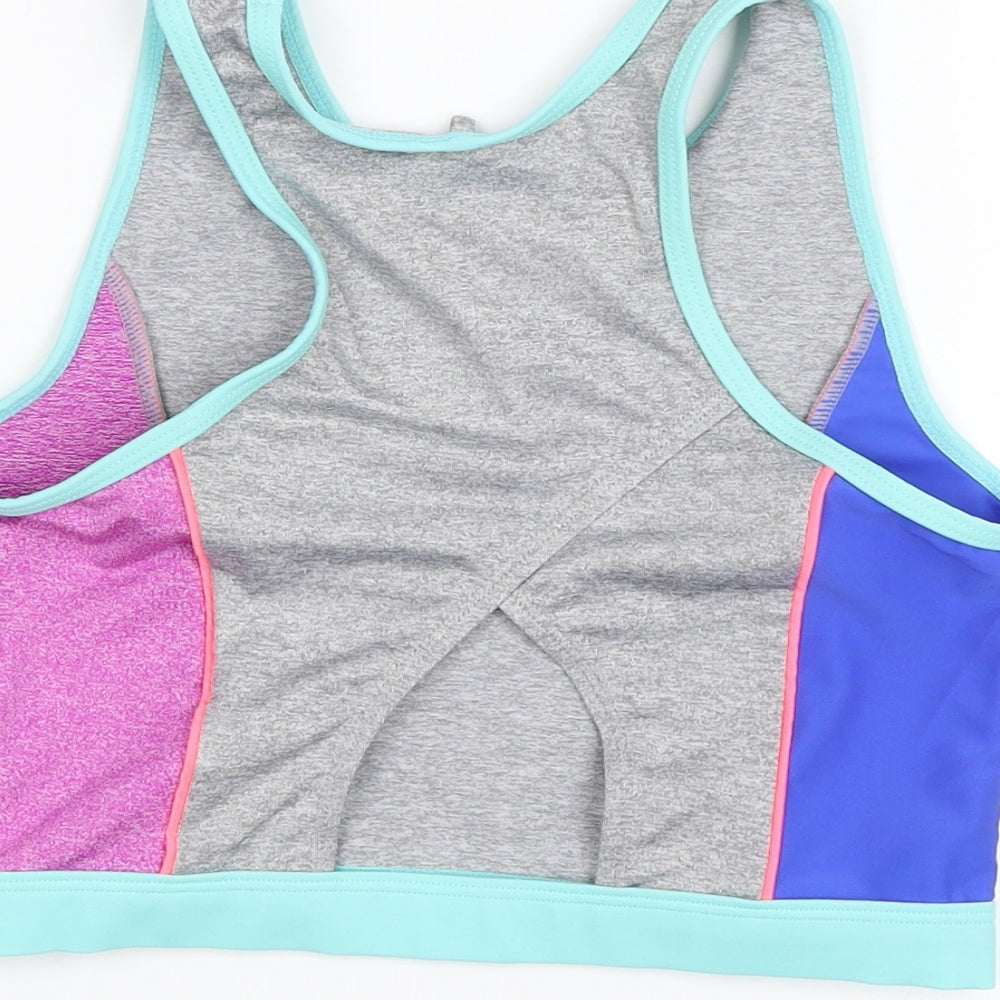 Monsoon Children Girls Grey Cropped Tank Size 9-10 Years