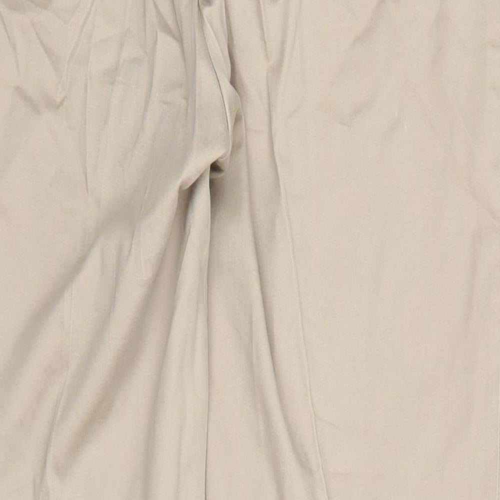 E-vie Womens Beige Trousers Size 14 L24.5 in