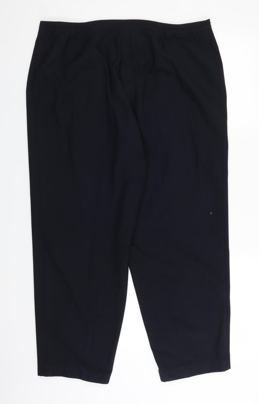 Debenhams Womens Blue Trousers Size 18 L26 in