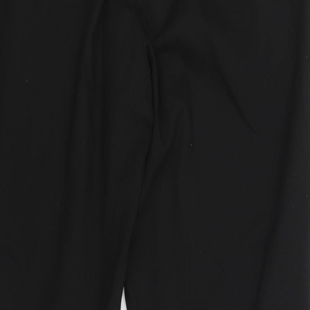 Womens UK Size 8 NEXT Regular Fit Black Trousers