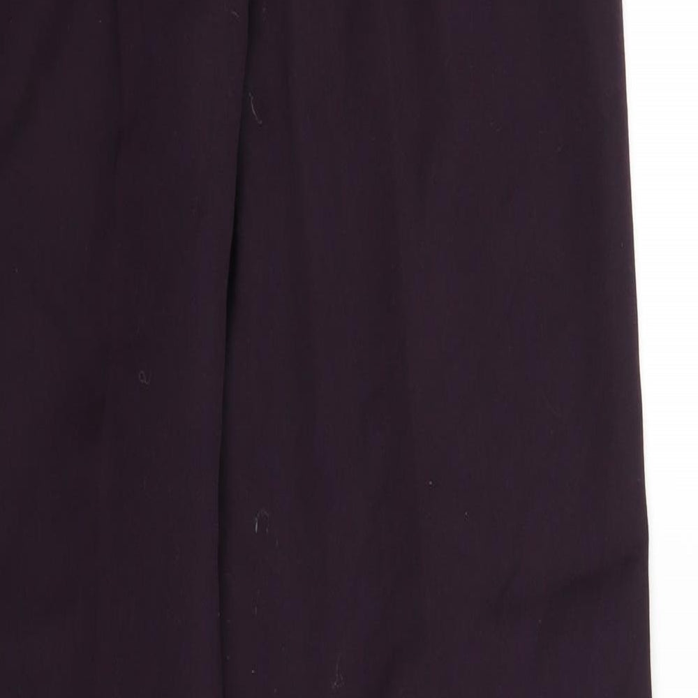Avesta of Sweden Womens Purple Trousers Size 8 L31 in