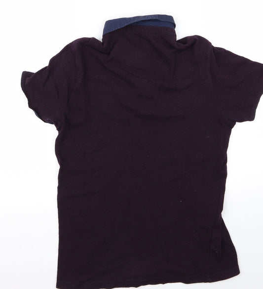 Preworn Mens Red Polo Size M