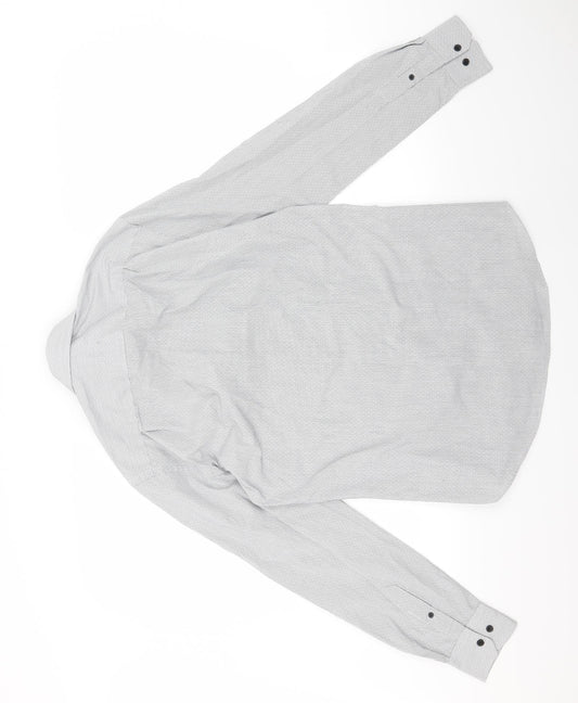 tailor Mens White Dress Shirt Size M