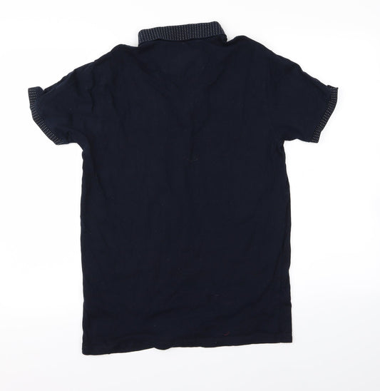 Preworn Mens Blue Corduroy Polo Size M