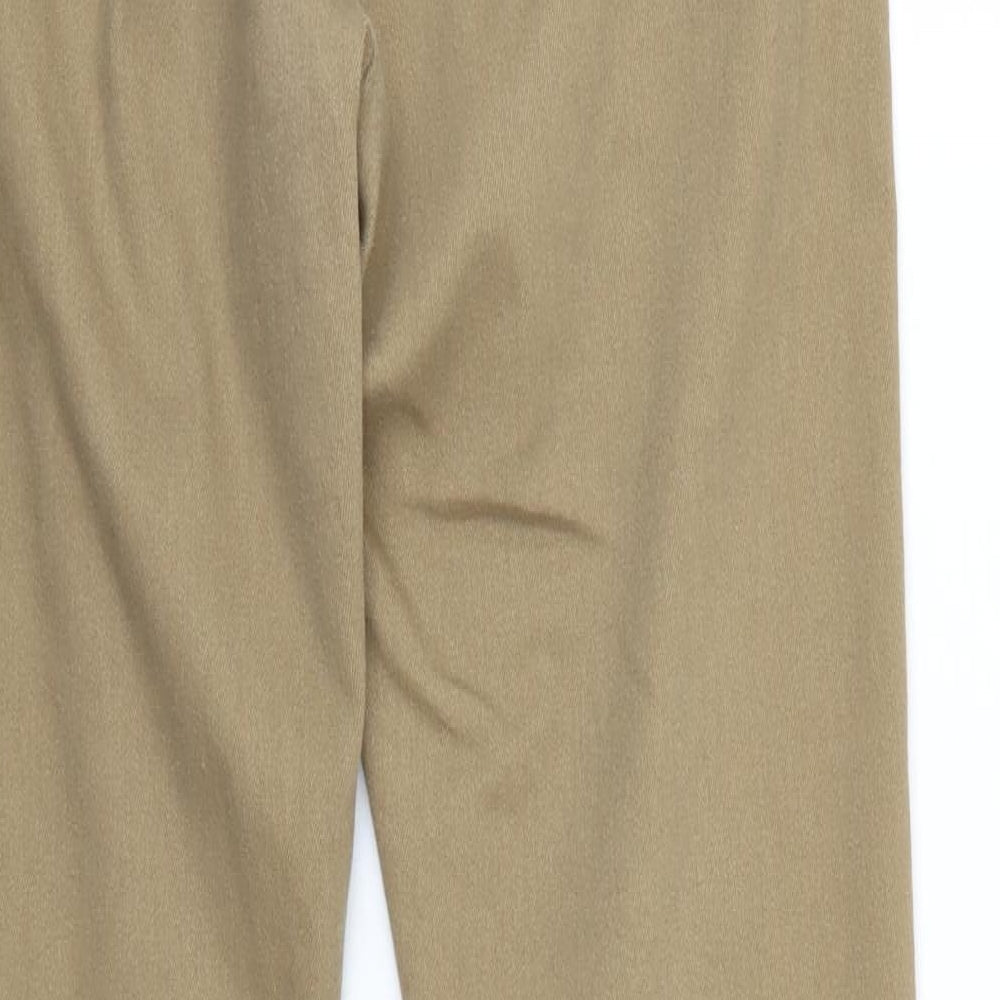 Womens UK Size 14 Divided Regular Fit Brown Trousers