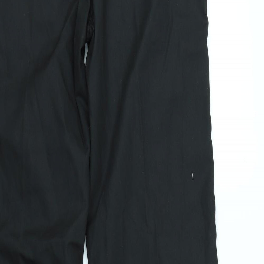 Preworn Mens Black Trousers Size 34 in L32 in
