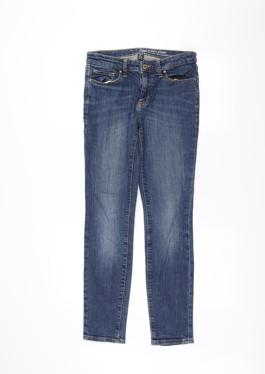 Womens UK Size 6 Gap Regular Fit Skinny Blue Jeans