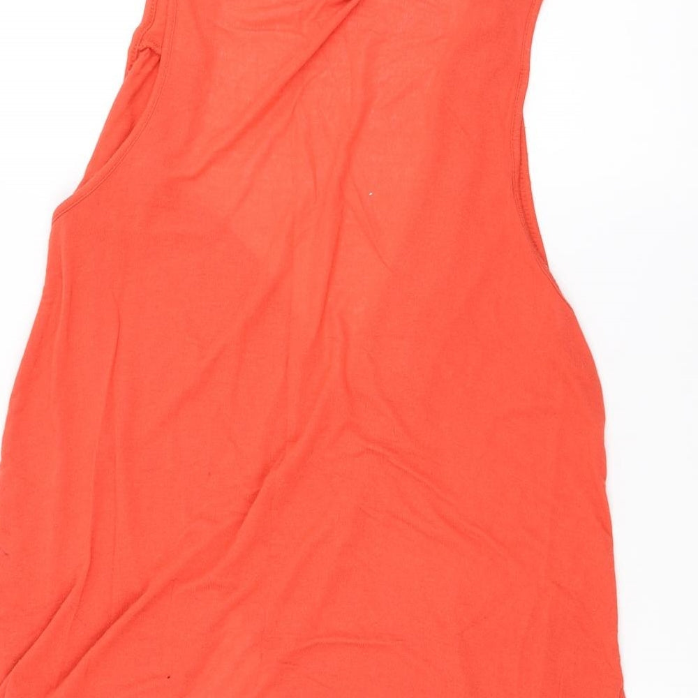 Soon Womens Orange Cardigan Jumper Size 14