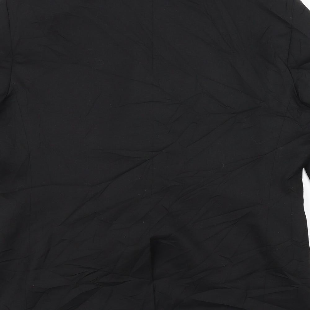 Marks and Spencer Womens Black   Jacket Suit Jacket Size 38