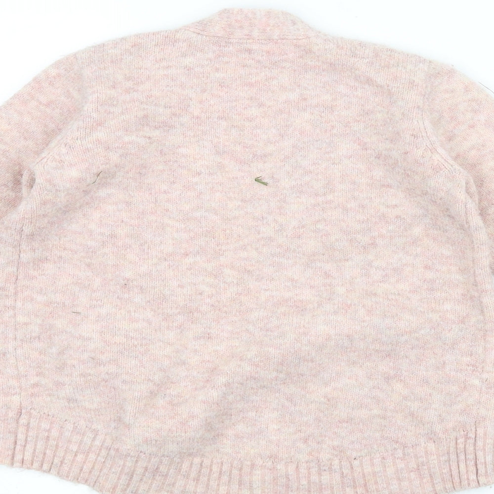 I love girls wear Girls Pink Knit Jacket Coatigan Size 7-8 Years