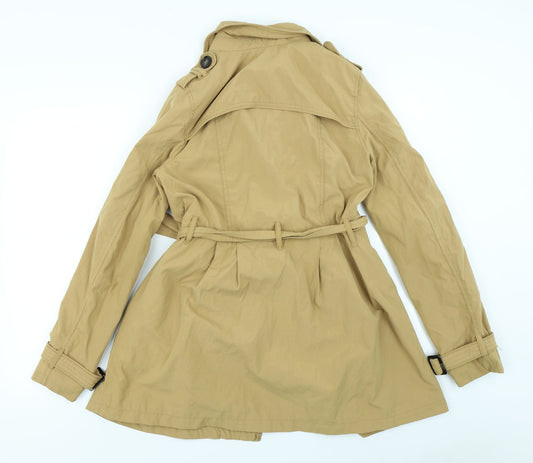 Divided Womens Brown Overcoat Coat Size 12