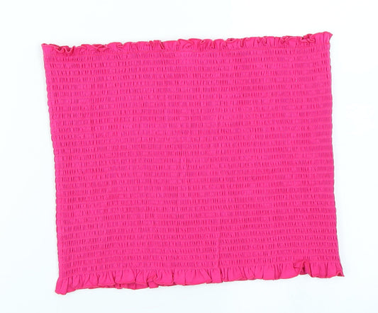 Womens UK Size L H&M Pink Cropped T-Shirt