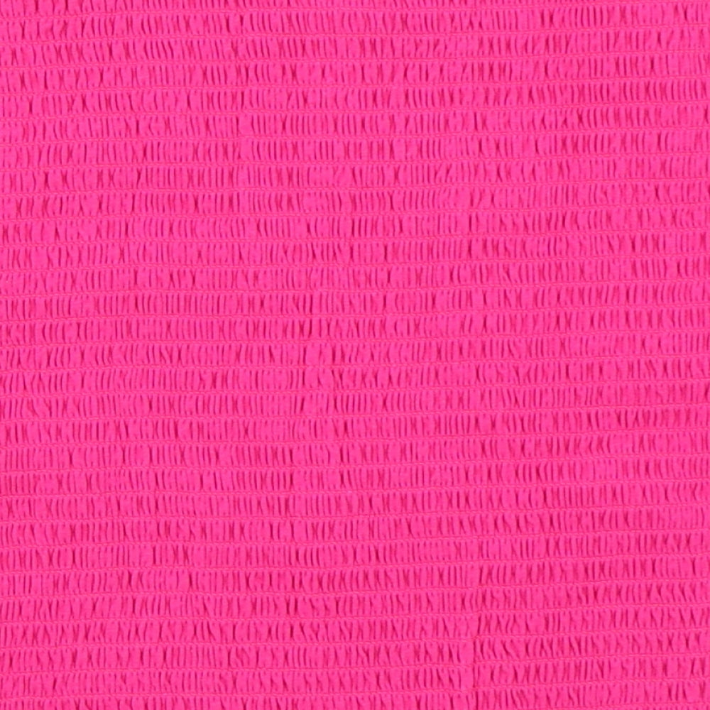 Womens UK Size L H&M Pink Cropped T-Shirt