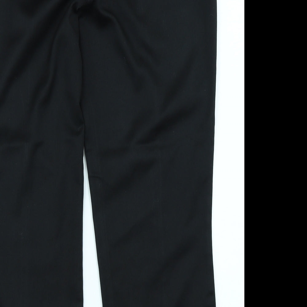 Womens UK Size 14 NEXT Regular Fit Black Trousers
