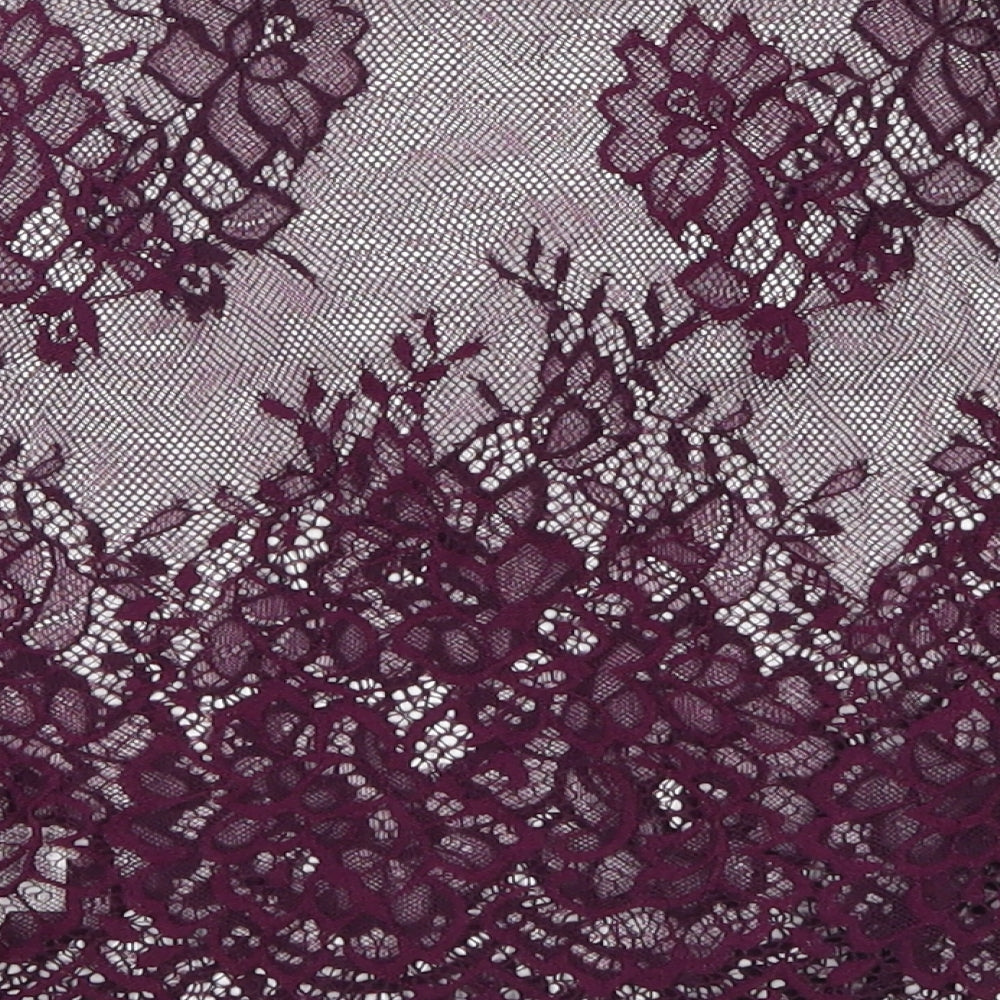 FOREVER 21 Womens Purple Lace Basic T-Shirt Size M