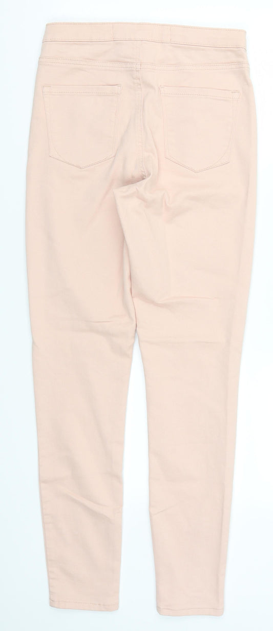 Denim Co Womens Pink Denim Skinny Jeans Size 10 L27 in