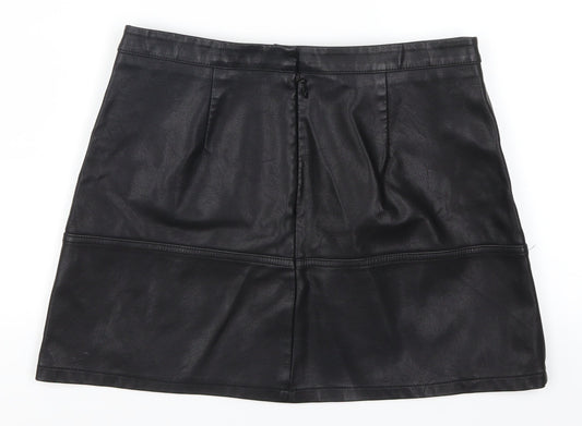New Look Womens Black   A-Line Skirt Size 12