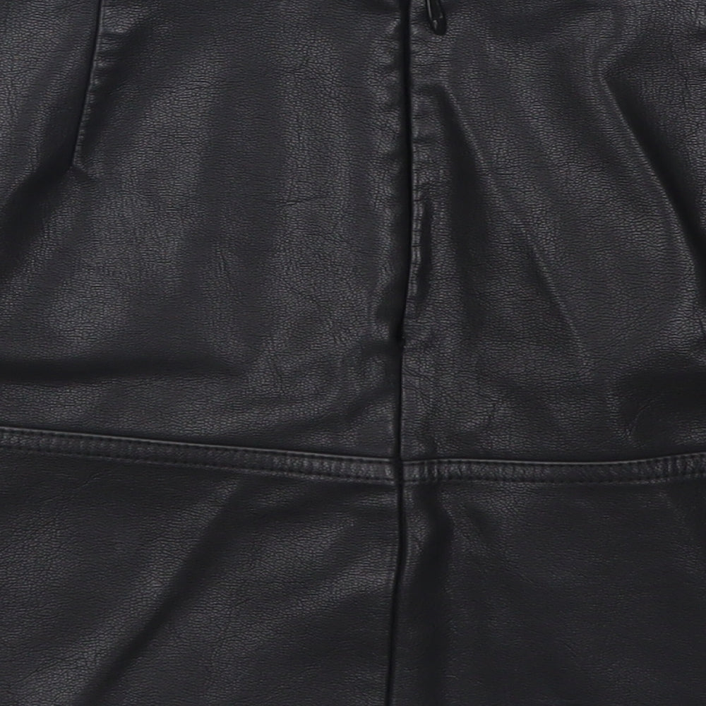New Look Womens Black A-Line Skirt Size 12
