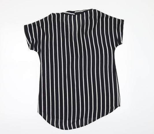Womens UK Size 6 Select Black Tunic Blouse