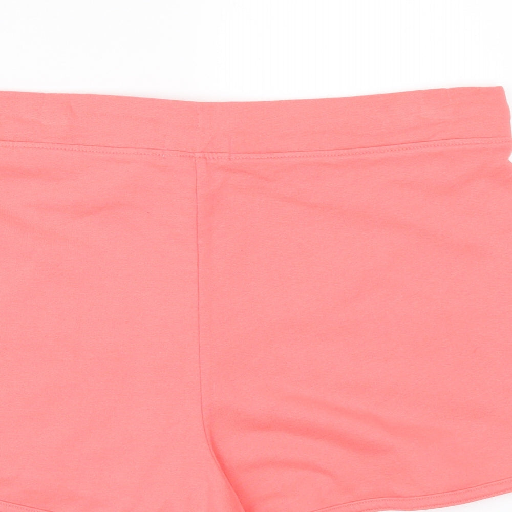 Papaya Womens Orange Hot Pants Shorts Size 12
