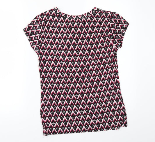 Womens UK Size S H&M Multicoloured Basic T-Shirt