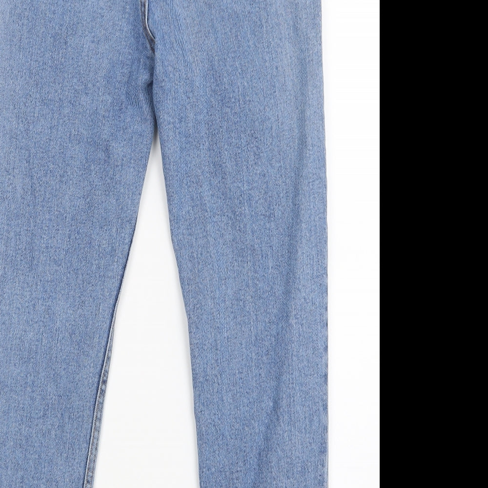 Denim Co. Womens Blue Denim Skinny Jeans Size 12 L26.5 in