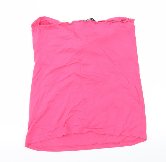Womens UK Size 14 Dorothy Perkins Pink Basic Blouse