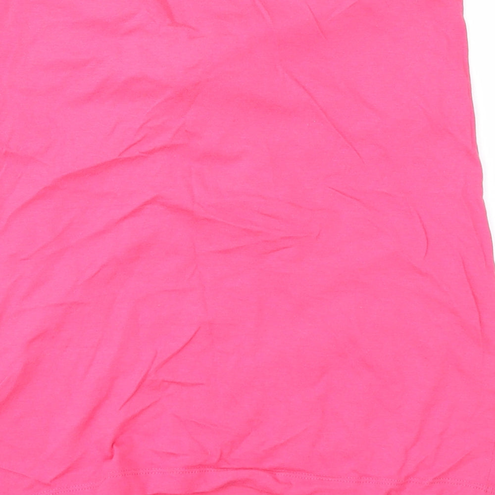 Womens UK Size 14 Dorothy Perkins Pink Basic Blouse