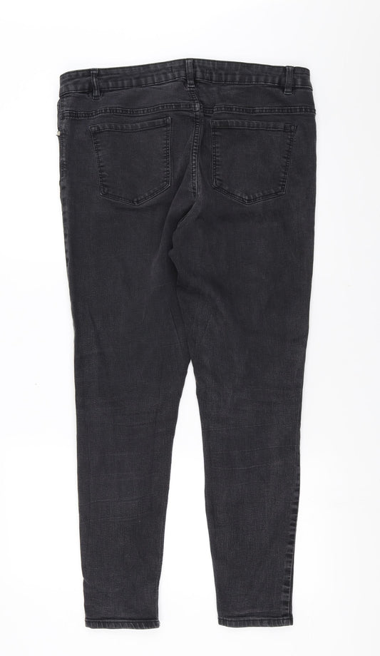 George Womens Grey Denim Skinny Jeans Size 36 in L28 in